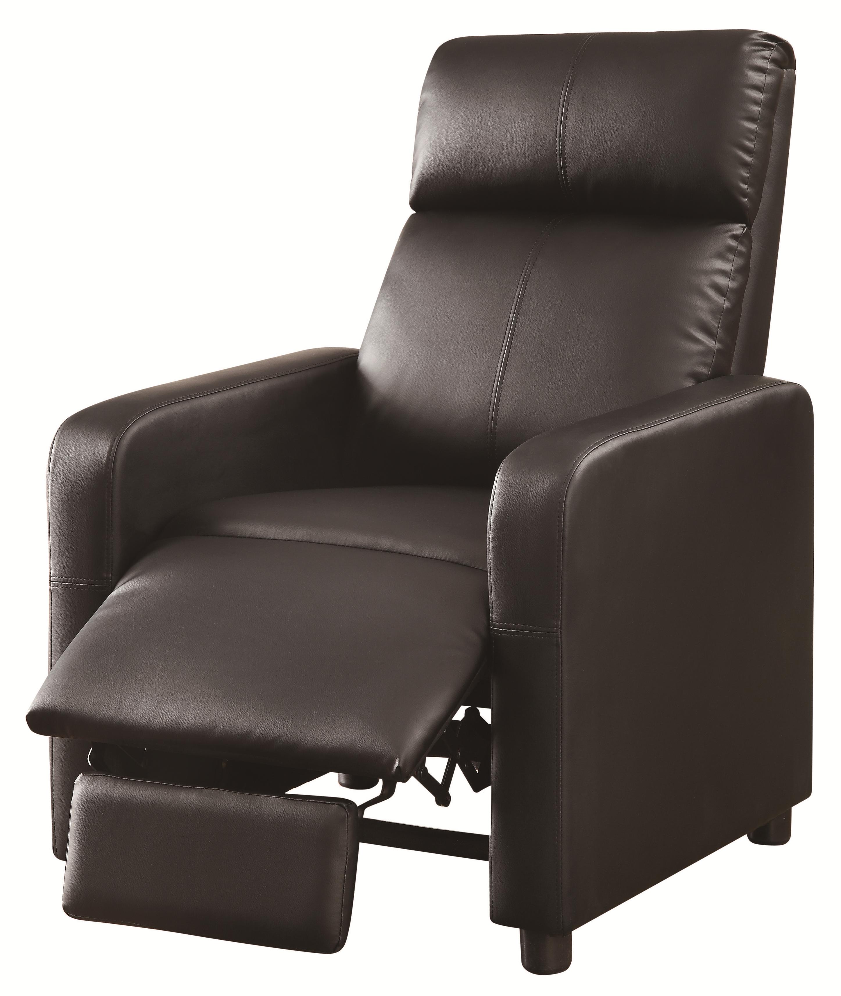 Coaster push shop back recliner
